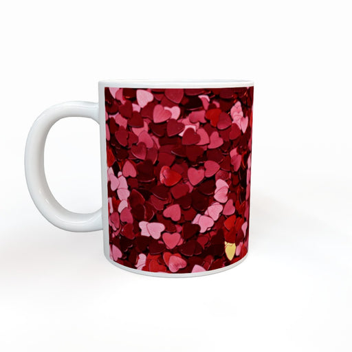 20oz Jumbo Mug - Shinny Red Hearts - Print On It