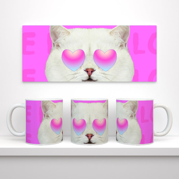 20oz Jumbo Mug - Cat Love - Print On It