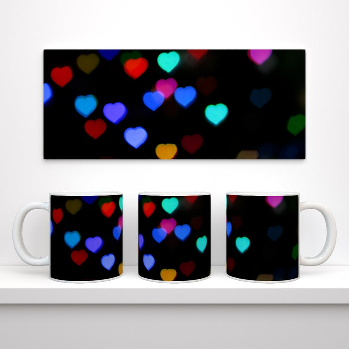 20oz Jumbo Mug - Blurry Hearts - Print On It