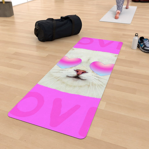 Yoga Mat - Cat Love - Print On It