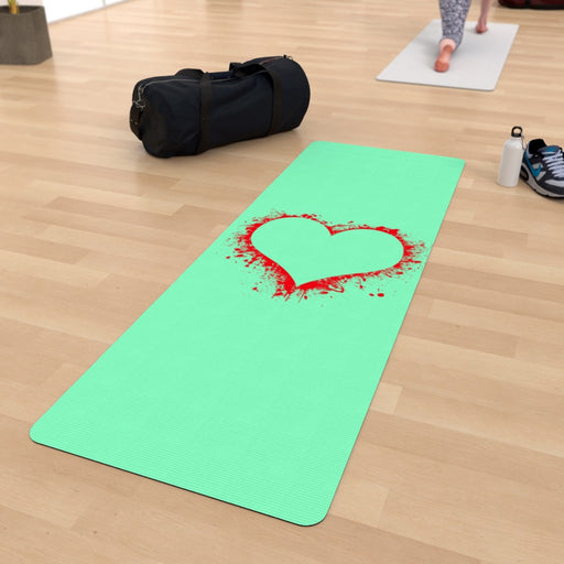 Yoga Mat - Heart Splat - Zest - Print On It