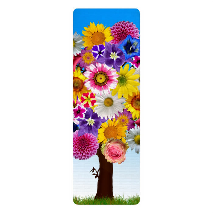 Yoga Mat - Flower Tree - Print On It