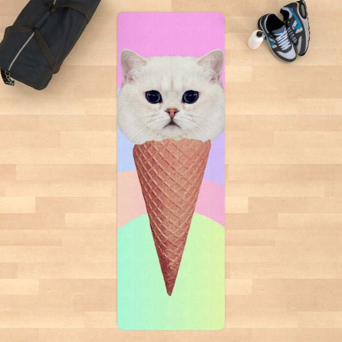 Yoga Mat - Cat Cone - Print On It