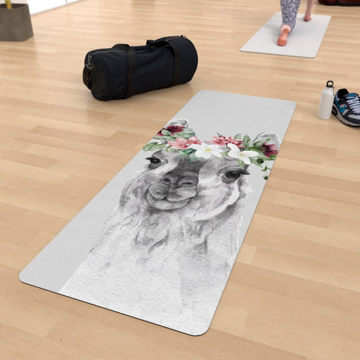 Yoga Mat - Floral Llama - Print On It