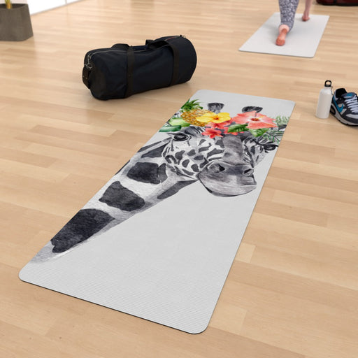 Yoga Mat - Floral Giraffe - Print On It