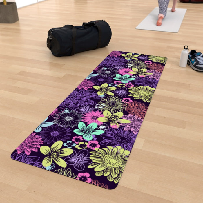 Yoga Mat - Flowers - Print On It