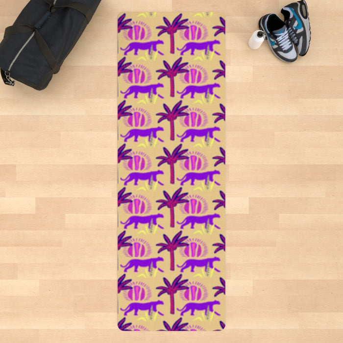 Yoga Mat - Purple Panthers - Print On It