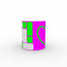Personalised 11oz Ceramic Mug - Green Heart - Print On It