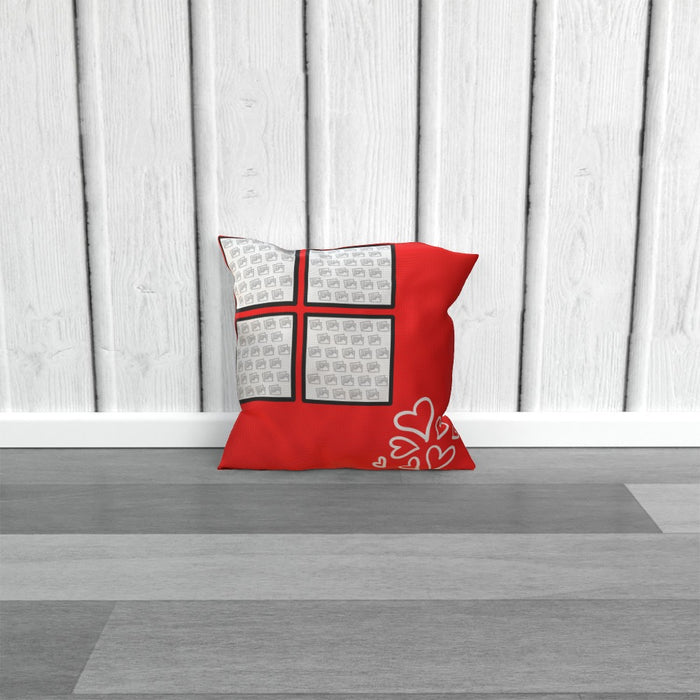 Personalised Cushion - Hearts and Love - Print On It