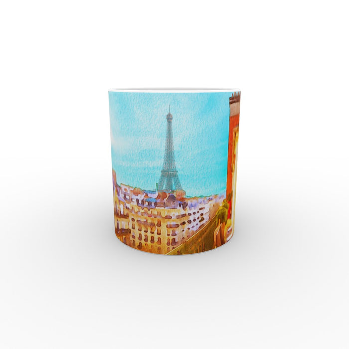 11oz Ceramic Mug - Paris View - printonitshop
