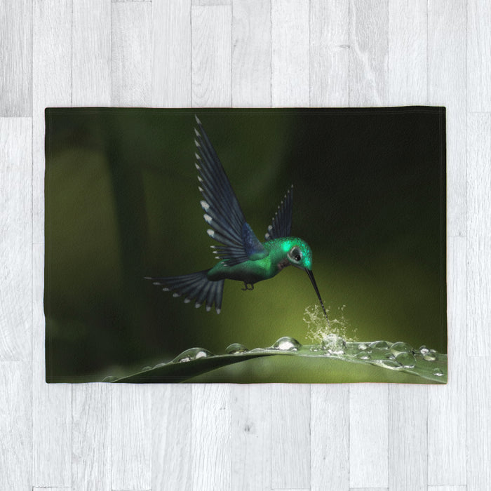 Blanket - Hummingbird Feeding - printonitshop