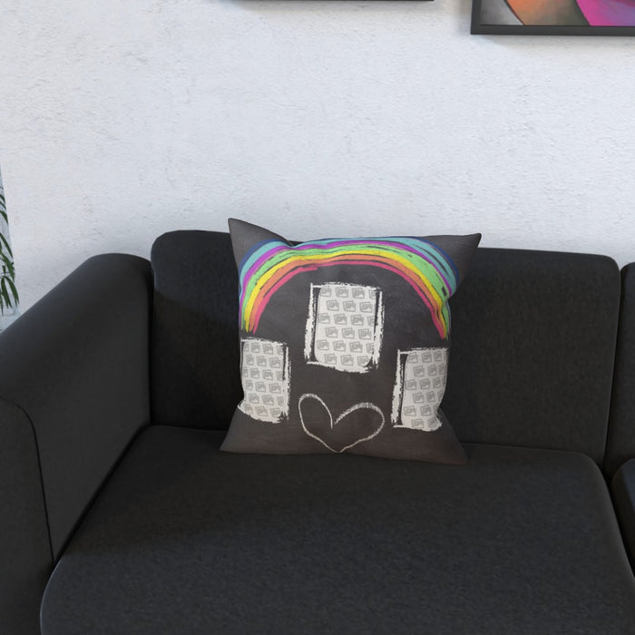 Personalised Cushion - Our Chalk Board - Print On It
