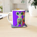 11oz Ceramic Mug - Mice on Purple - printonitshop