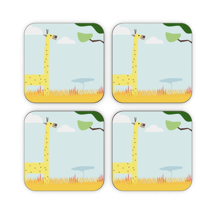 Coasters - Giraffe and Tree - printonitshop