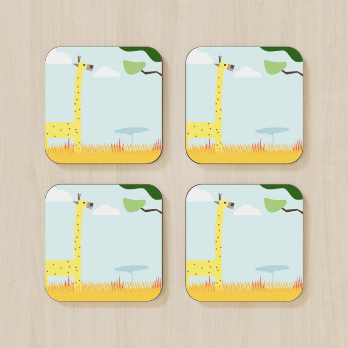 Coasters - Giraffe and Tree - printonitshop