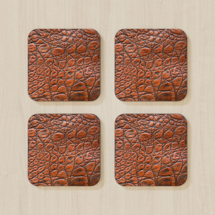 Coasters - Brown Croc - printonitshop
