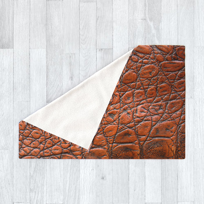 Blanket - Brown Croc - printonitshop