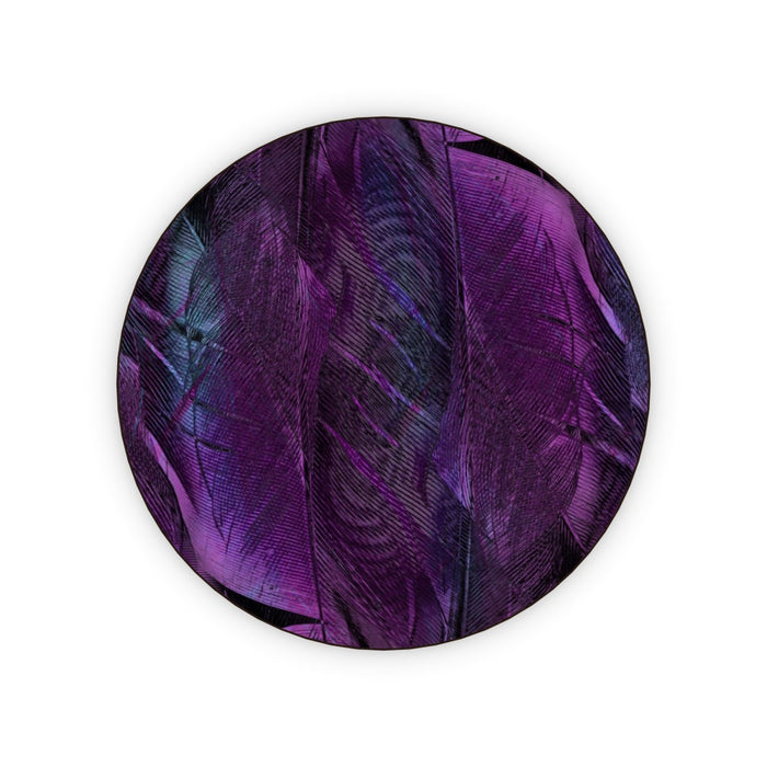Coasters - Purple Feathers - printonitshop
