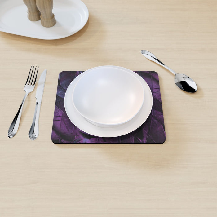 Placemat - Purple Feathers - printonitshop