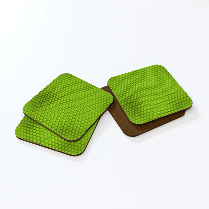 Coasters - Undulating Green - printonitshop