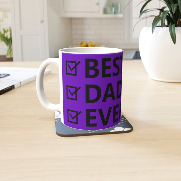 Personalised - 11oz Ceramic Mug - Best Dad Ever - Print On It