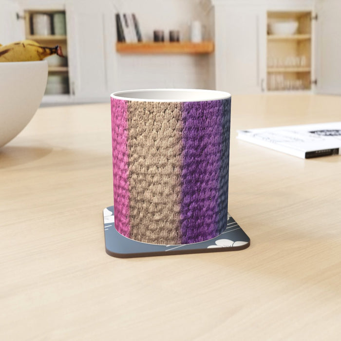11oz Ceramic Mug - Velvet Stripes - CJ Designs - printonitshop