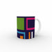 11oz Ceramic Mug - Abstract Blocks - printonitshop