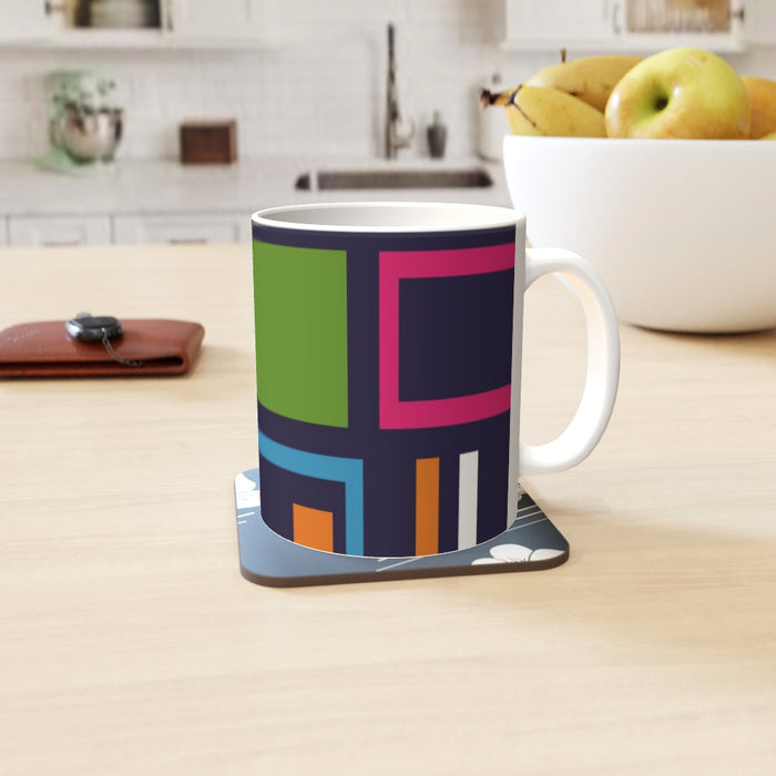 11oz Ceramic Mug - Abstract Blocks - printonitshop