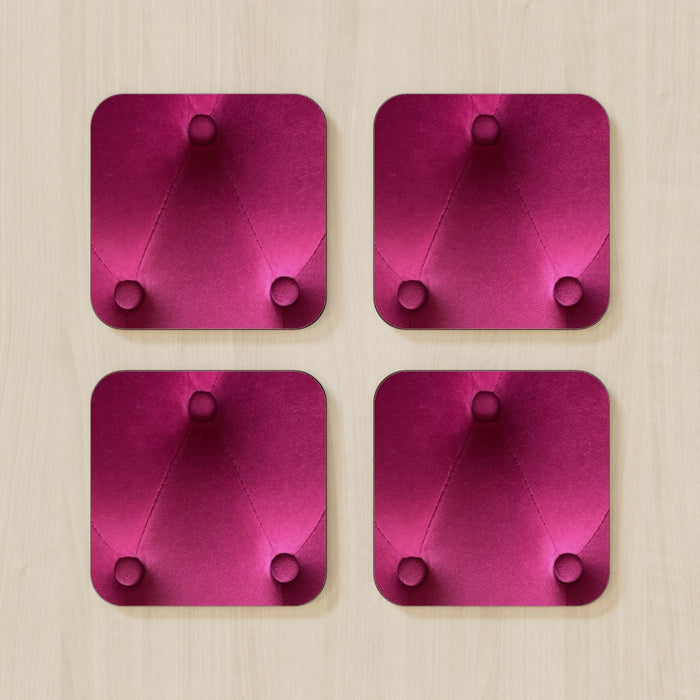 Coasters - Pink Velvet - CJ Designs - printonitshop