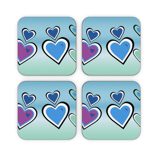 Coasters - Hearts - printonitshop