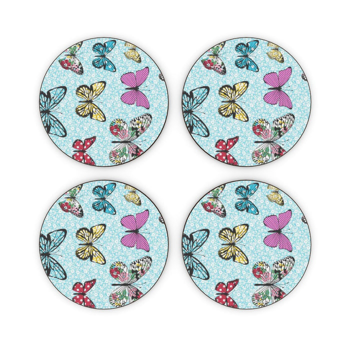 Coasters - Floral Butterflies - printonitshop