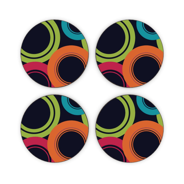 Coasters - Abstract Circles - printonitshop