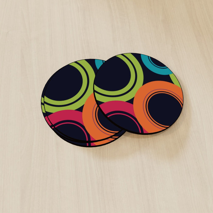 Coasters - Abstract Circles - printonitshop