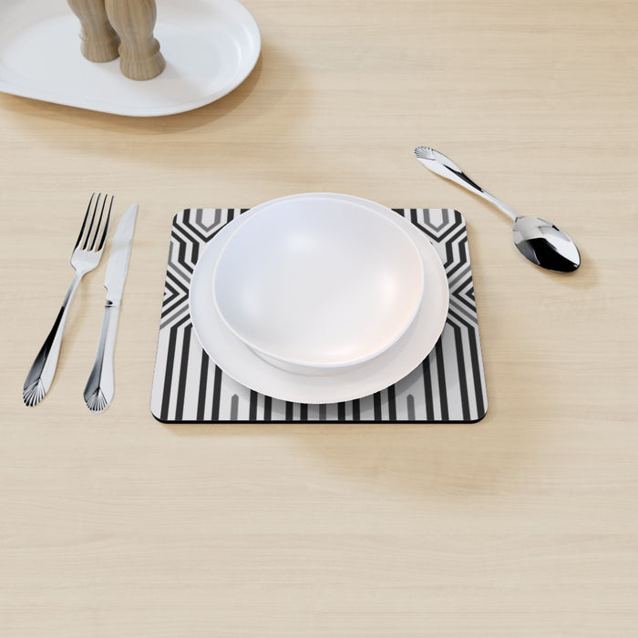 Placemat - Black and White Structured - printonitshop