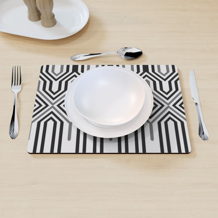 Placemat - Black and White Structured - printonitshop