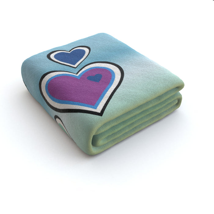 Blanket - Hearts - printonitshop