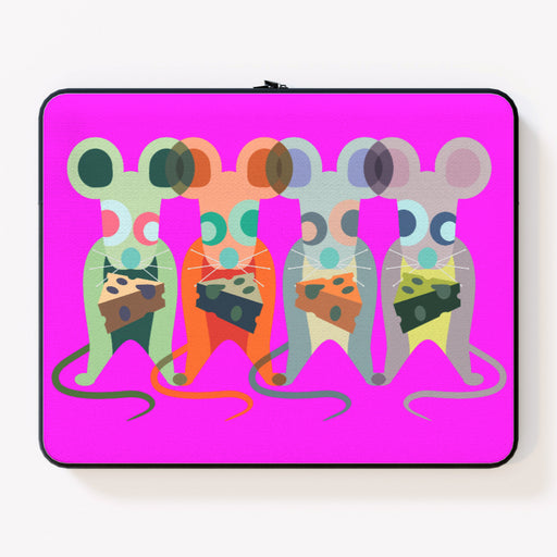Laptop Skin - Mice on Pink - printonitshop