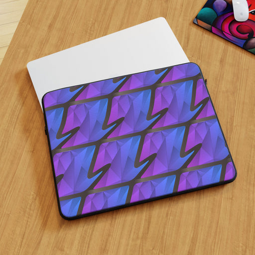 Laptop Skin - Abstract Waves Blue/Purple - printonitshop