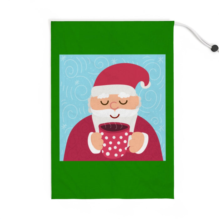 Jumbo Santa Sack - Santa's Hot Drink - Print On It