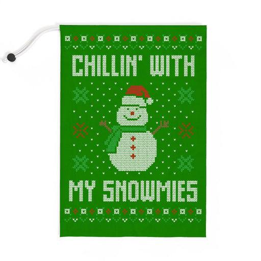 Jumbo Santa Sack - Chilliin' with my snowmies - Print On It
