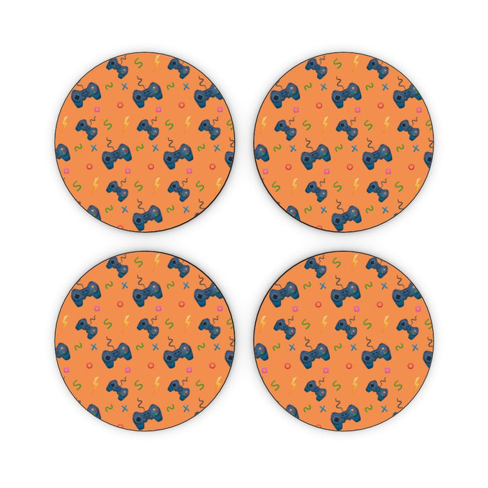 Coasters - Pale Orange Gaming - printonitshop