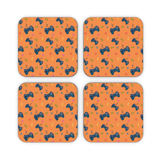 Coasters - Pale Orange Gaming - printonitshop