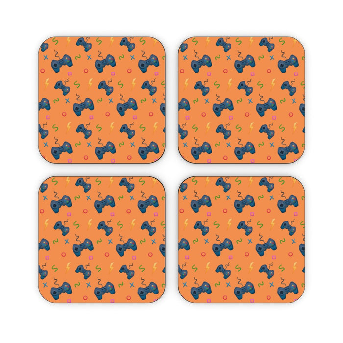 Coasters - Pale Orange Gaming - printonitshop