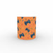 11oz Ceramic Mug - Pale Orange Gaming - printonitshop