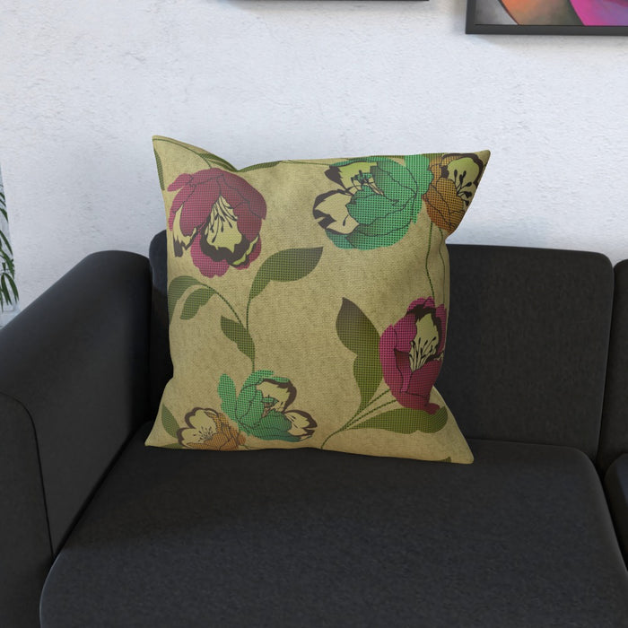 Cushions - Dot Work Flowers - printonitshop