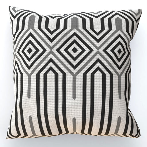 Cushions - Black and White Structure - printonitshop