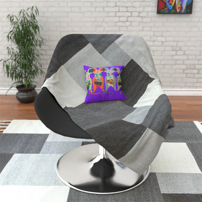 Cushions - Mice on Purple - printonitshop