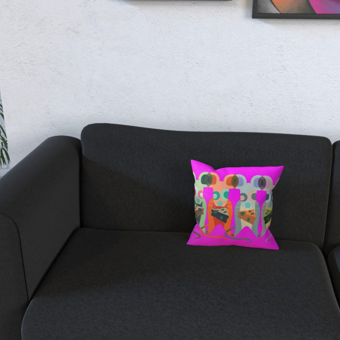 Cushions - Mice on Pink - printonitshop