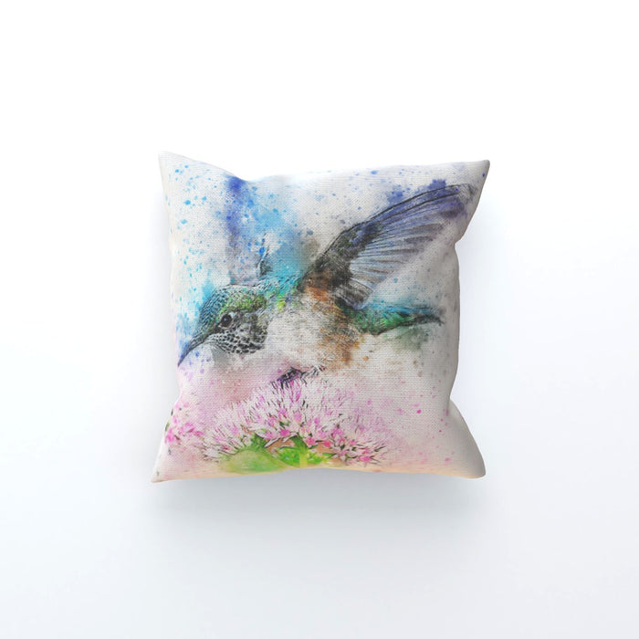Cushions - Watercolour Hummingbird - printonitshop