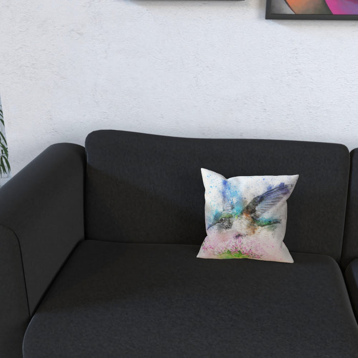 Cushions - Watercolour Hummingbird - printonitshop